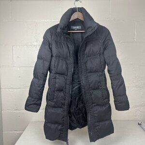 Kenneth Cole Parka Duck & Waterfowl Down Womens Size Medium Black Puffer Jacket